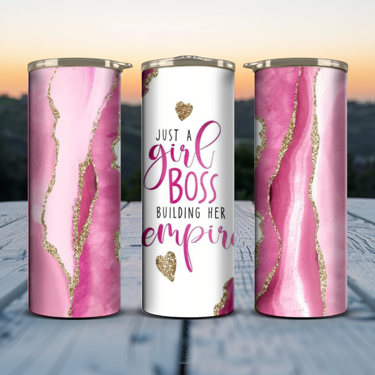 Just A Girl Boss - Pink / Gold