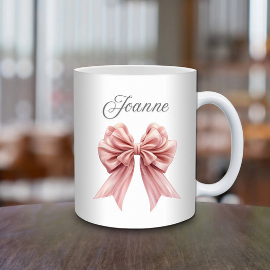 Pink 3D Bow Mug